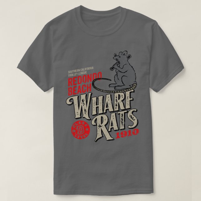Camiseta Ratas Redondo Beach Wharf (Diseño del anverso)