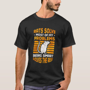 Camiseta Ratas Resuelven La Mayoría De Mis Problemas Rat