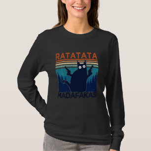 Camiseta Ratatata Madafakas Pew Pew Cat Toy Gun