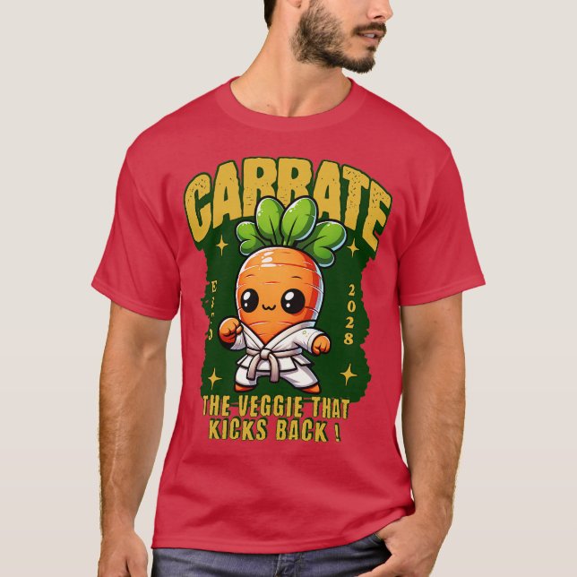 Camiseta rate The veggie that kicks back (Anverso)