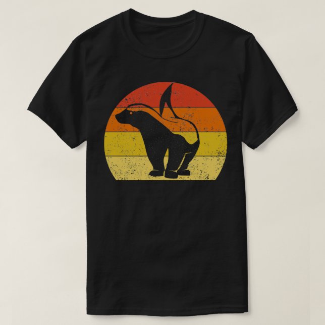 Camiseta Ratel Sunset retro Vintage 2 (Diseño del anverso)