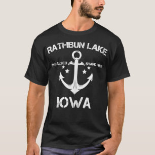 Camiseta RATHBUN LAKE IOWA Funny Pescando camping Verano Gi