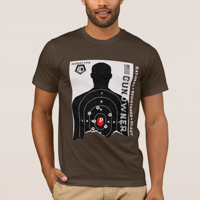 Camiseta Rational Registered and Ready Gun Owner (Anverso)