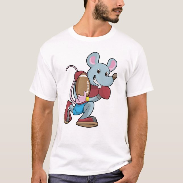 Camiseta Ratón al fútbol con equipo (Anverso)