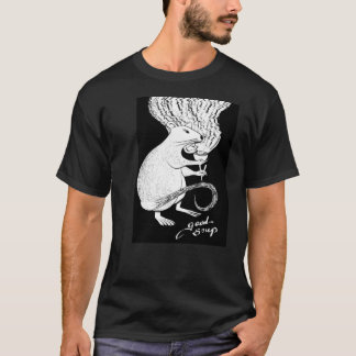 Camiseta Ratón blanco con ramen