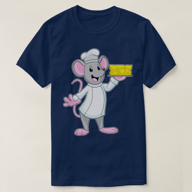 Camiseta Ratón cocinado con queso (Diseño del anverso)