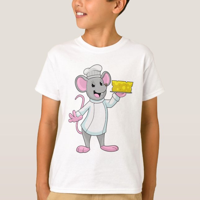 Camiseta Ratón cocinado con queso (Anverso)