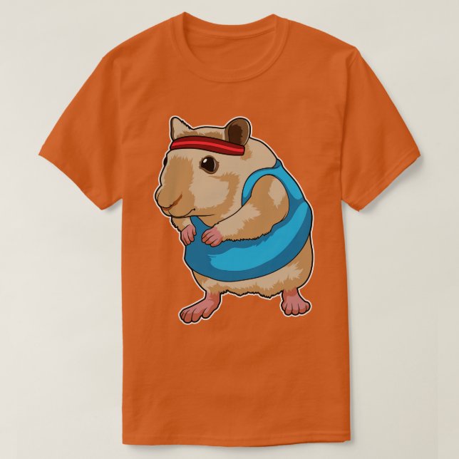 Camiseta Ratón como corredora con cabeza (Diseño del anverso)