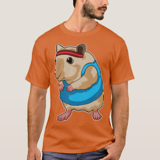 Camiseta Ratón como corredora con cabeza