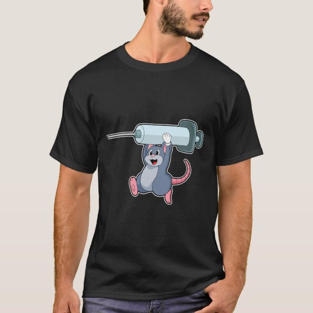 Camiseta Ratón como enfermera con jeringas.PNG (Anverso)