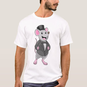 Camiseta Ratón como Groom con cinta de opciones