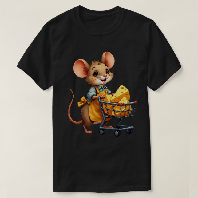 Camiseta Raton Comprador de Queso (Diseño del anverso)