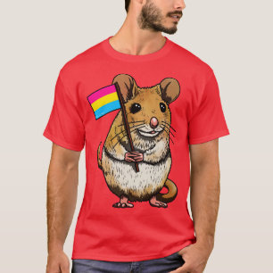 Camiseta Ratón con bandera de giro