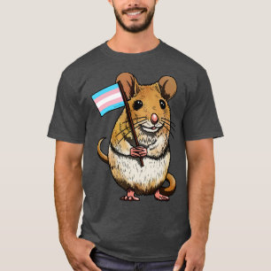 Camiseta Ratón con bandera transversal