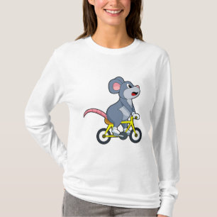 Camiseta Ratón con bicicleta