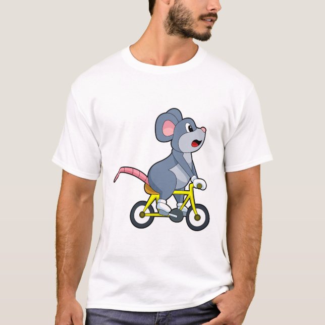 Camiseta Ratón con bicicleta (Anverso)