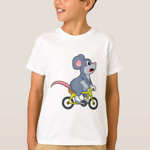 Camiseta Ratón con bicicleta
