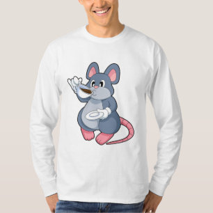 Camiseta Ratón con café
