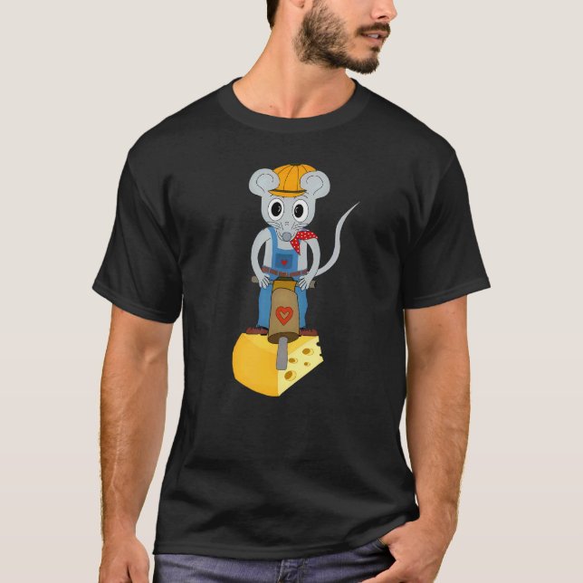 Camiseta Ratón Con Queso Y Martillo (Anverso)