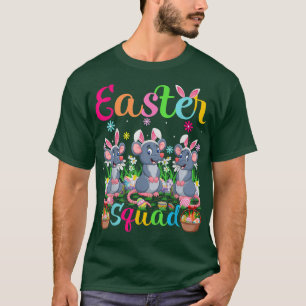 Camiseta Ratón conejo de ratón Oro Gracioso Escuadrón de Pa