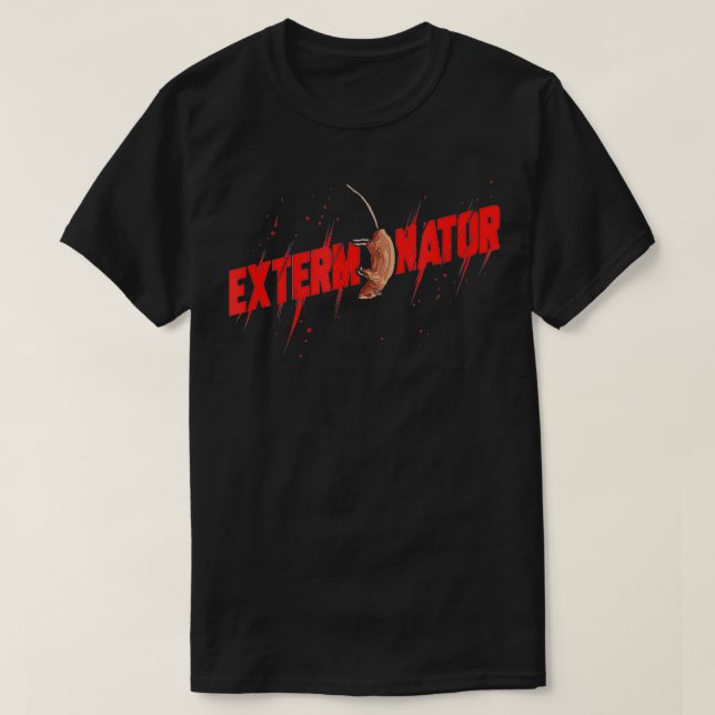Camiseta Ratón controlador de plagas exterminador o error d (Diseño del anverso)