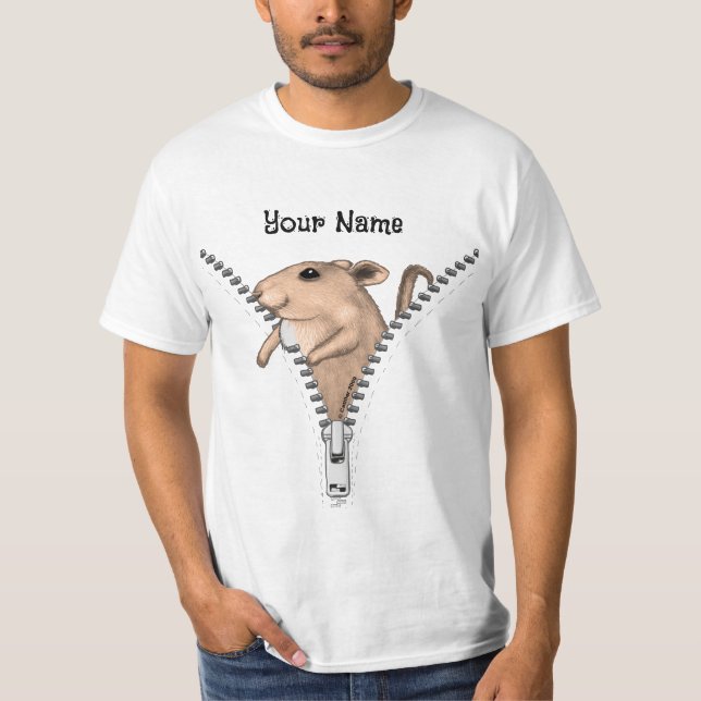 Camiseta Ratón Cremallera  (Anverso)