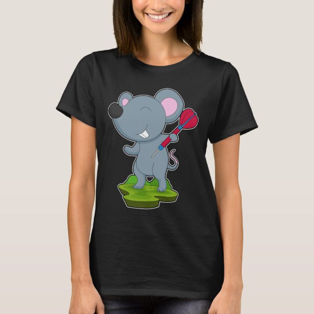 Camiseta Ratón Dardos Dardo (Anverso)