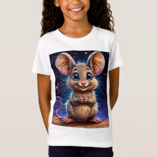 Camiseta Ratón de dibujos animados lindo
