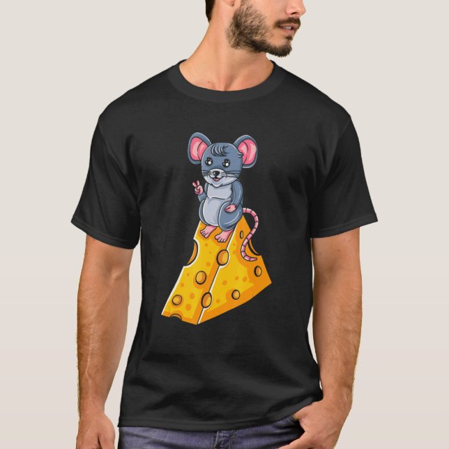 Camiseta Ratón de ratón Rat Gerbil Maus Ratón Mascota Roden (Anverso)