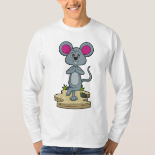 Camiseta Ratón en el gimnasio del yoga