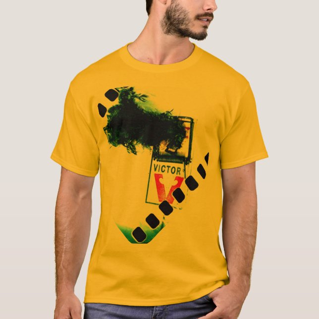 Camiseta Ratón espeluznante en foto del arte de la película (Anverso)