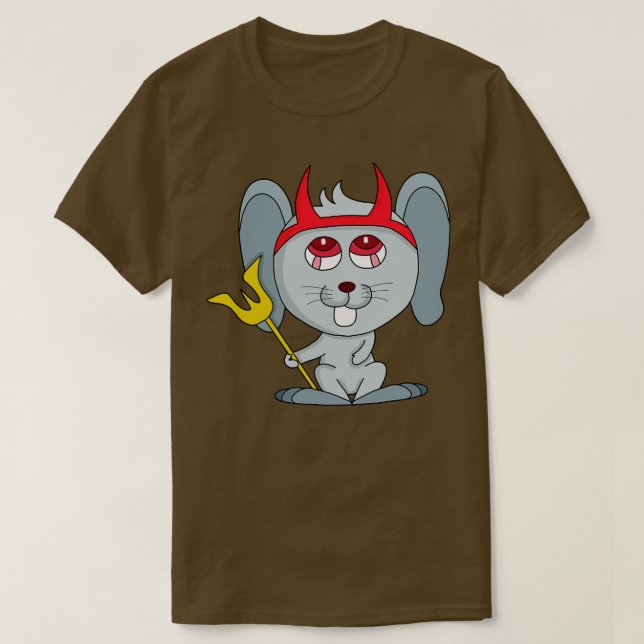 Camiseta Ratón malvado (Diseño del anverso)