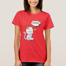 Camiseta ¿Ratón o pescado? - mascota gracioso - Gato de pen