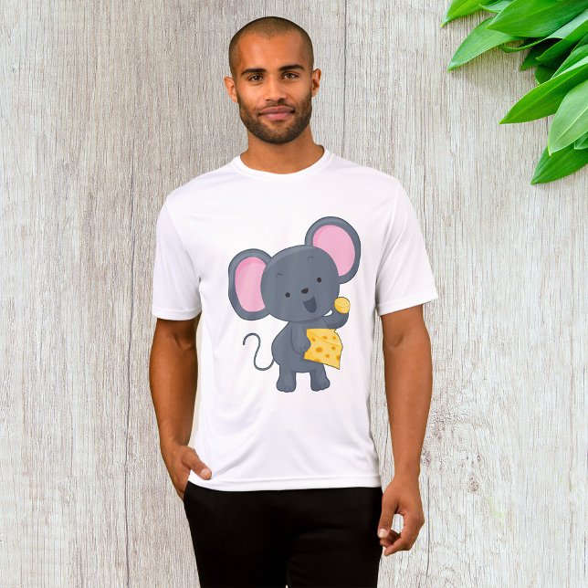 Camiseta Ratón personalizado con animal de queso adorable (Subido por el creador)
