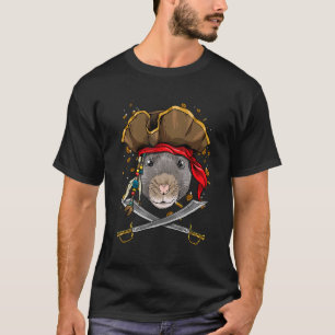 Camiseta Ratón rata pirata amargura Roger bandera animal na