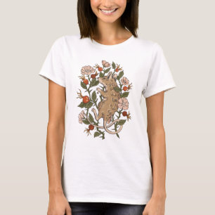 Camiseta Ratón y Rosehips Adorables