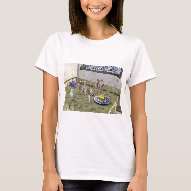 Camiseta Ratones Elefante Dulces (Anverso)