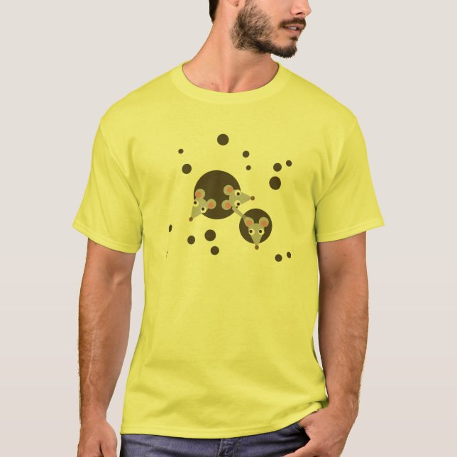 Camiseta Ratones en queso (Anverso)