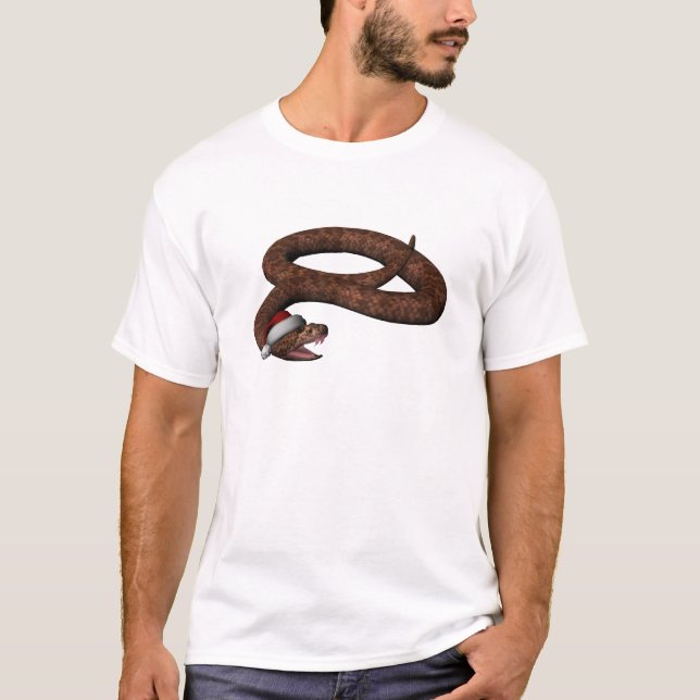 Camiseta Rattlesnake Con Sombrero Santa (Anverso)