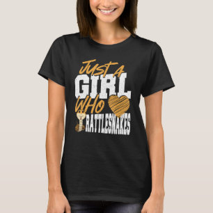 Camiseta Rattlesnake Just A Girl Who Loves Rattlesnakes