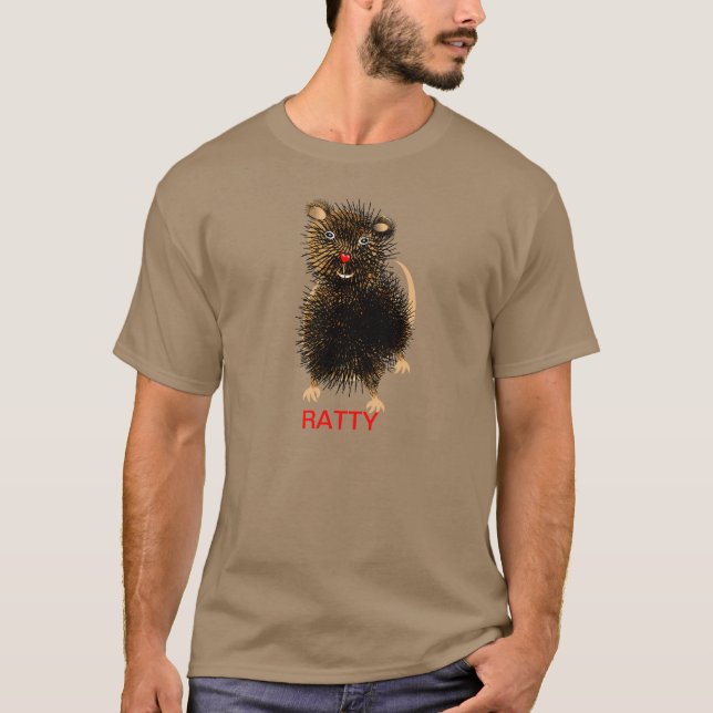 Camiseta Ratty The Whimsical Funny Cute Rat (Anverso)