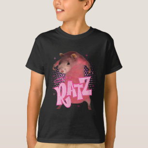 Camiseta Ratz Fun Ratz Rosa Rat Meme Halloween