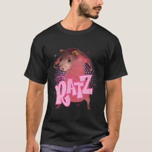 Camiseta Ratz Fun Ratz Rosa Rat Meme Halloween