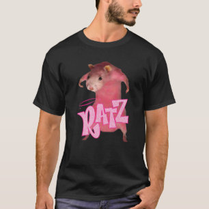 Camiseta Ratz Pink Long Meme Gracioso disfraz de ratón Feo
