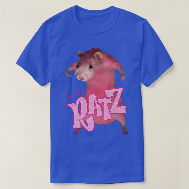 Camiseta Ratz Pink Long Meme Gracioso disfraz de ratón Feo  (Diseño del anverso)