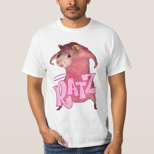 Camiseta Ratz Pink Meme divertido (Anverso)