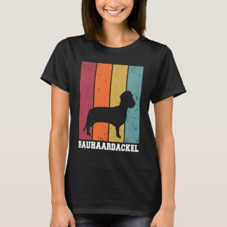 Camiseta Rauhaardackel Vintage