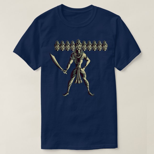 Camiseta Ravana Hindu Hinduism God Demon  (Diseño del anverso)