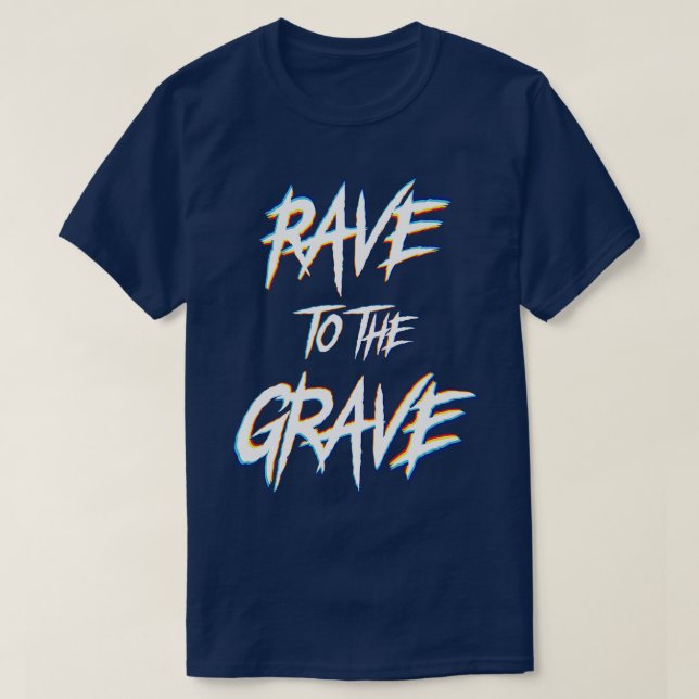 Camiseta Rave a la tumba (Diseño del anverso)