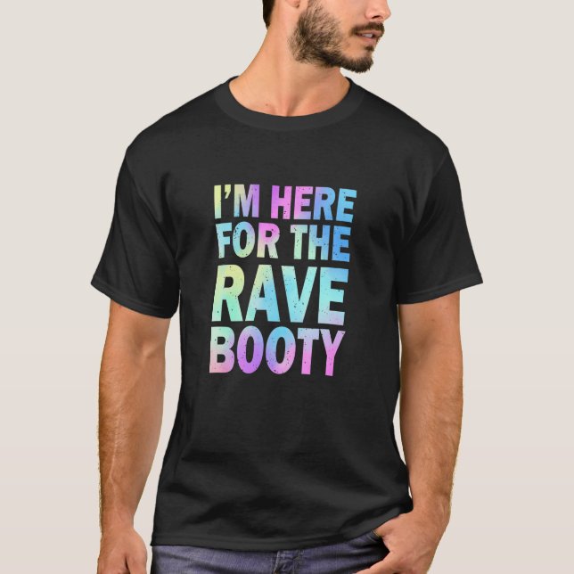 Camiseta Rave Booty Cita Trippy Tie Dye Set EDM Music F (Anverso)